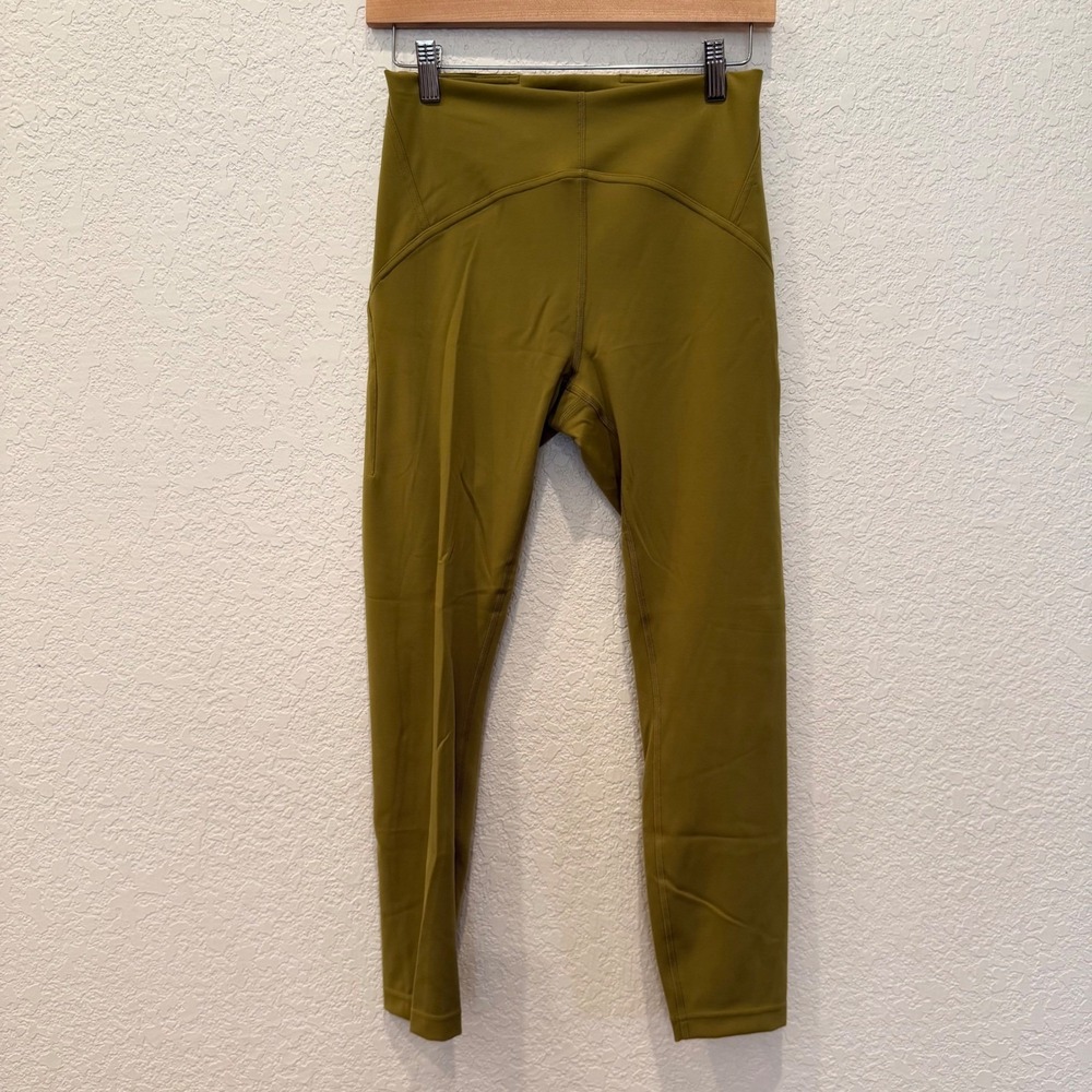 Lululemon Instill High-Rise Tight 25" Auric Gold Size 8 Gym Workout Leggings - Picture 2 of 10